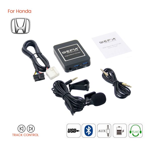 Interface Aux/Usb για εργοστασιακές πηγές Honda 6+8