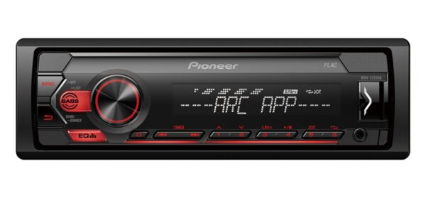 Pioneer MVH-S120UB Ράδιο USB/AUX Με Κόκκινο Φωτισμό Πλήκτρων (4x50 Watt)